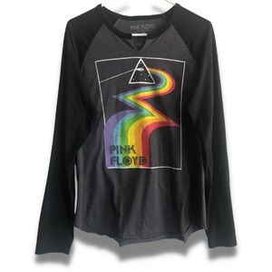 Women’s, Pink Floyd Top, Medium, Gray & Black